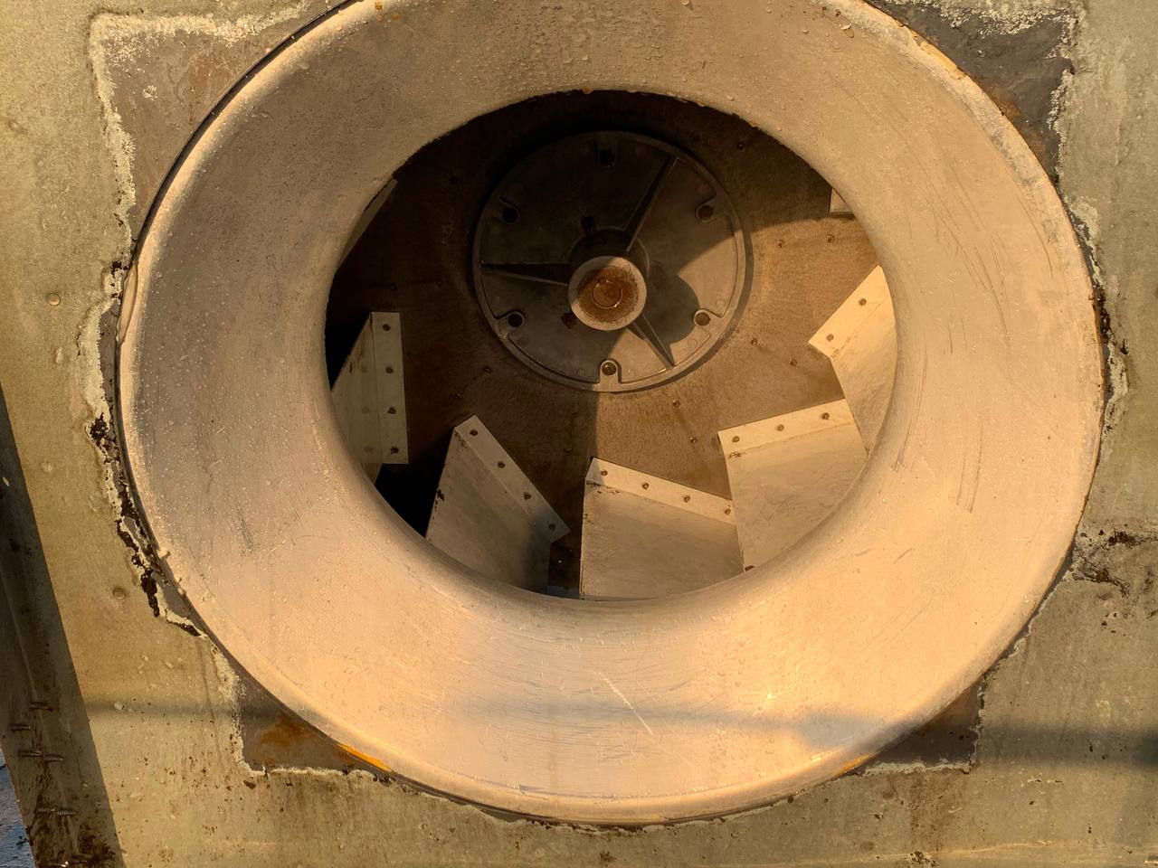 Rooftop Fan after cleaning